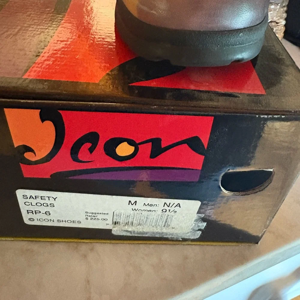 ICON Women's Artistic Black and Yellow Loafers - Picture 3 of 4